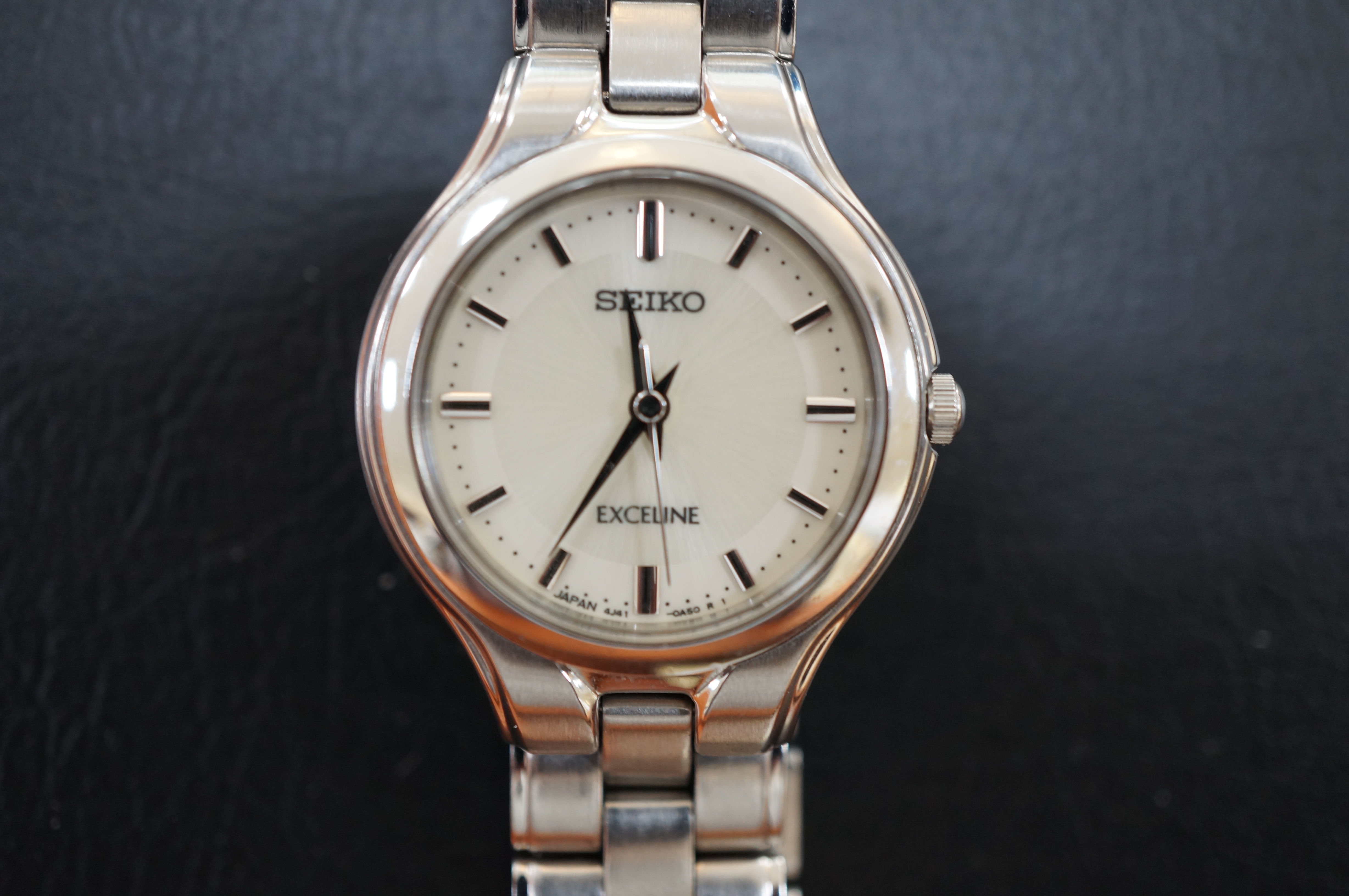 No.650 SEIKO EXCELINE（セイコーエクセリーヌ） クォーツ腕時計を修理しました | 時光堂 富山の時計修理