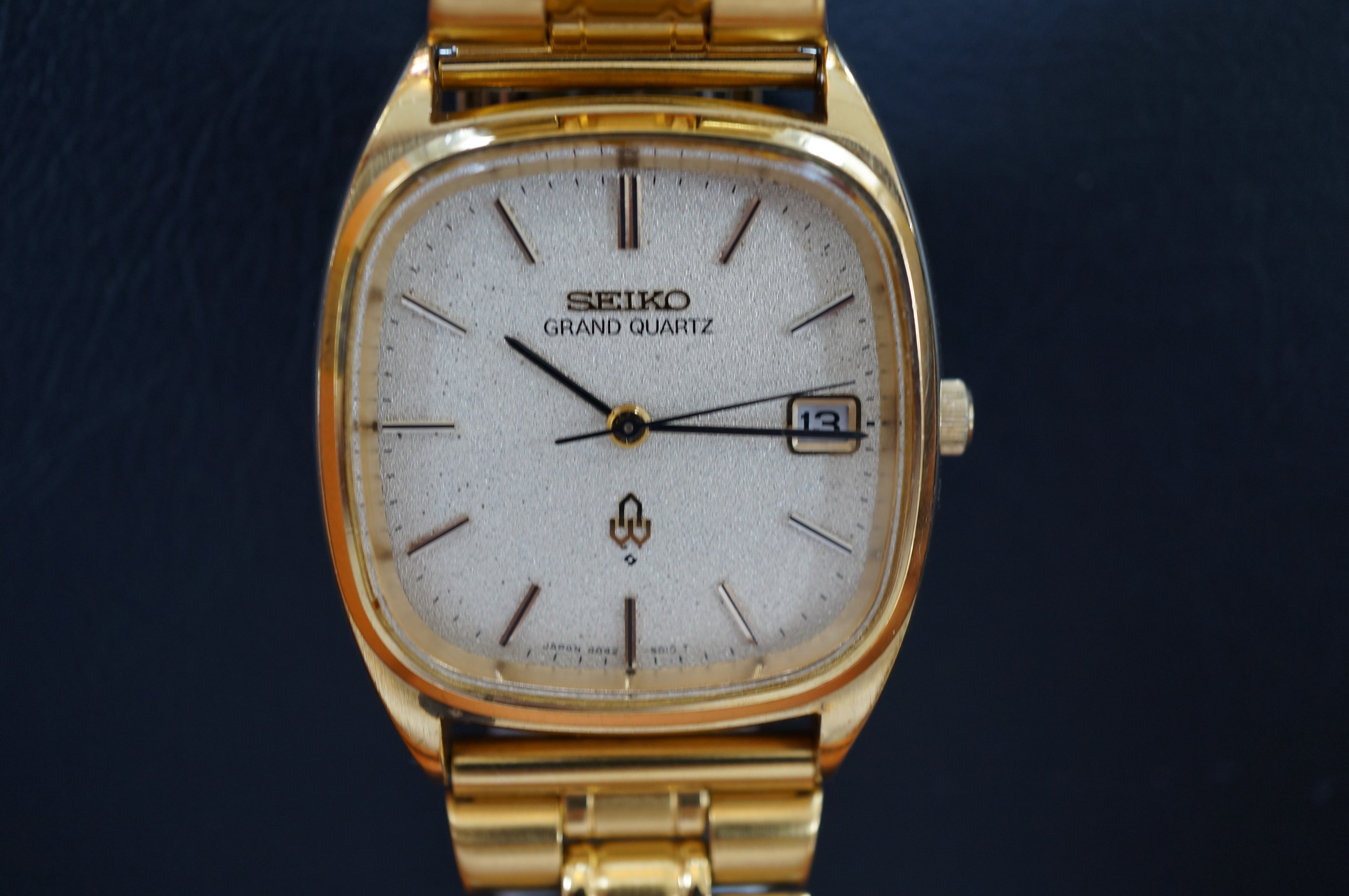 1013A稼働品 SEIKO セイコー ゴールドフェザー 14K 紳士用時計 - 時計