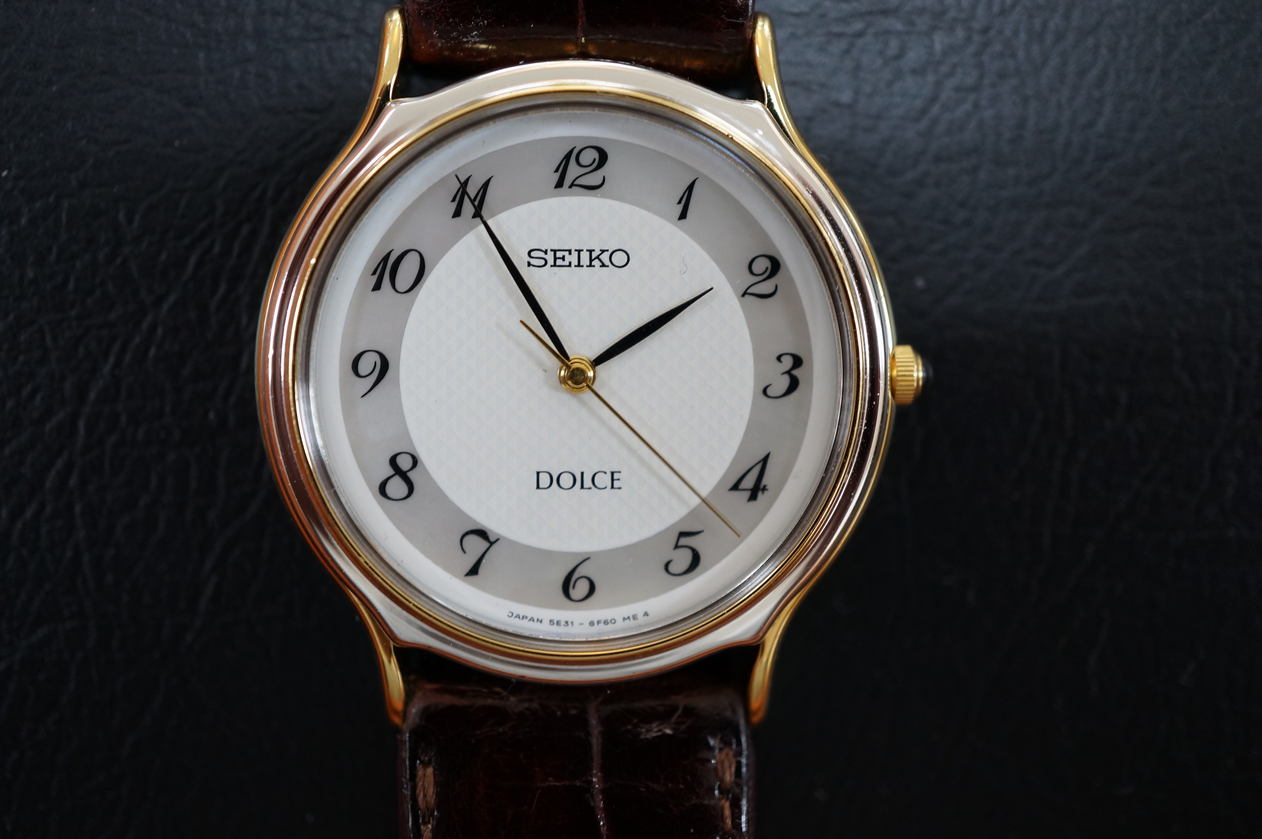 No.1236 SEIKO DOLCE (セイコー ドルチェ) クォーツ式腕時計を修理しました | 時光堂 富山の時計修理