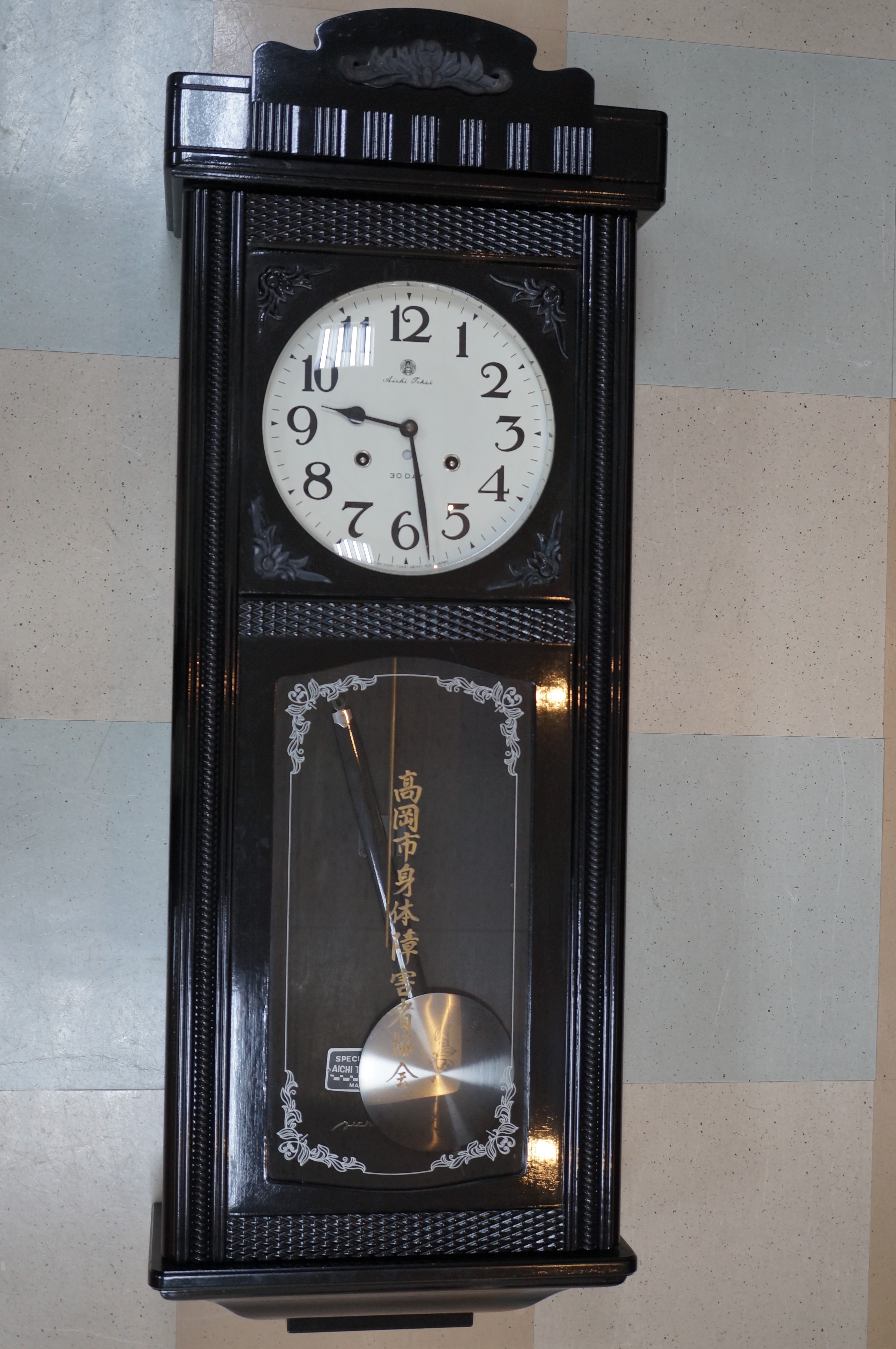No.1403 SEIKOSHA(セイコー) アンティーク 掛け時計を修理しました | 時光堂 富山の時計修理