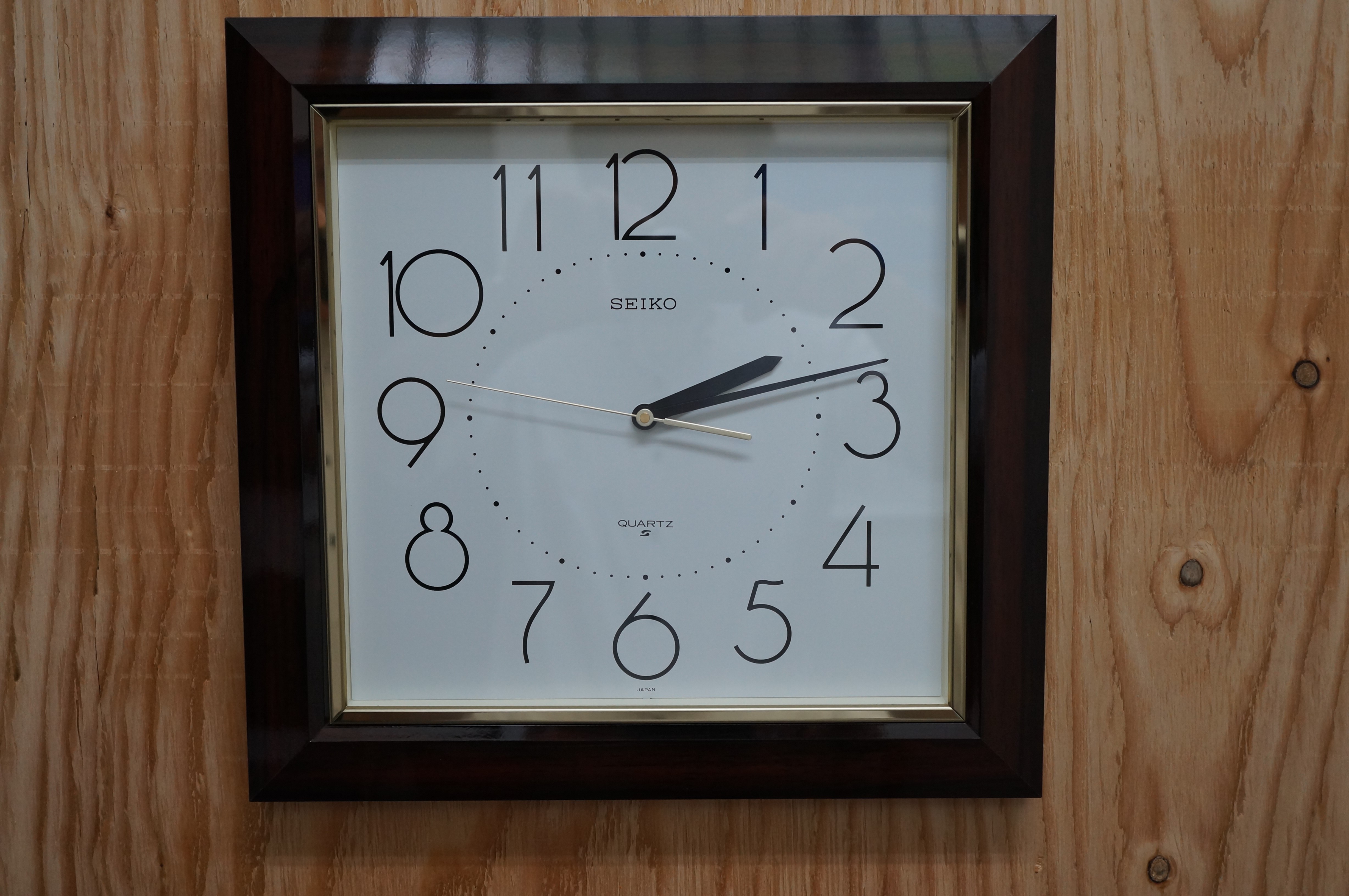 No.1741 SEIKO (セイコー ) クォーツ式 掛け時計を修理しました 時光堂 富山の時計修理