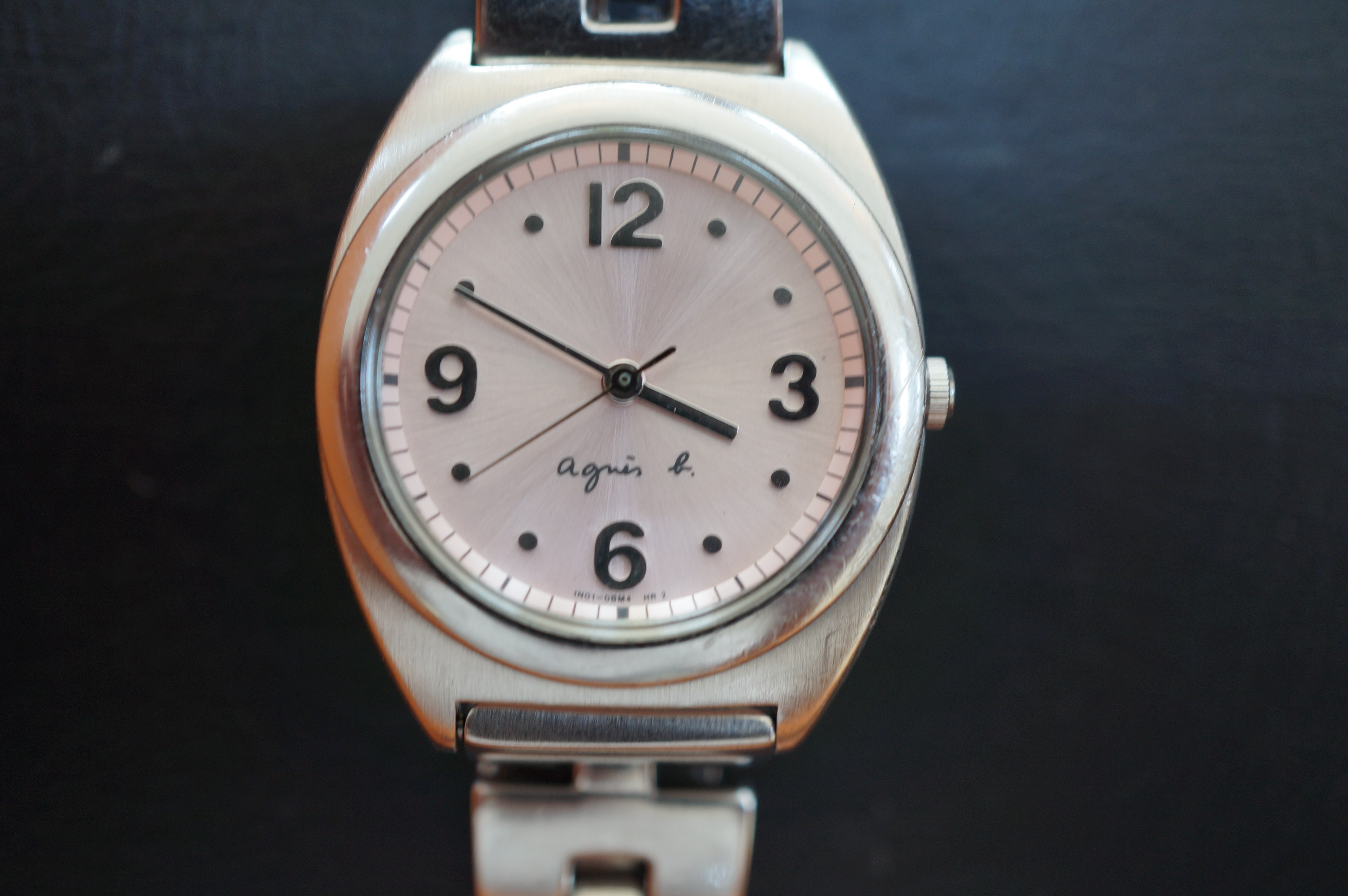 No.1748 agnes b (アニエスベー) クォーツ式 腕時計を修理しました | 時光堂 富山の時計修理