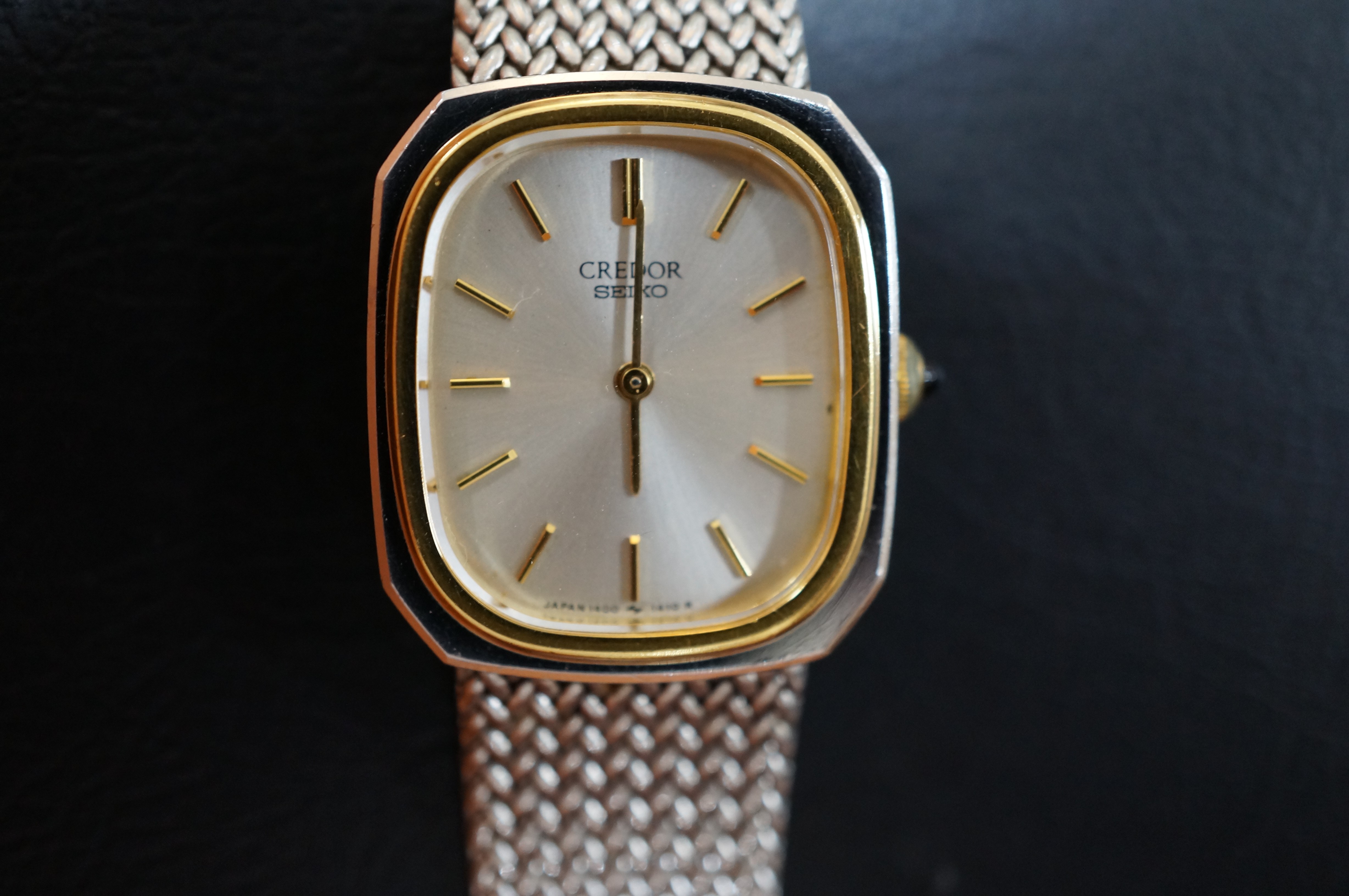 No.1767 SEIKO CREDOR (セイコー・クレドール ) クォーツ式腕時計を修理しました | 時光堂 富山の時計修理