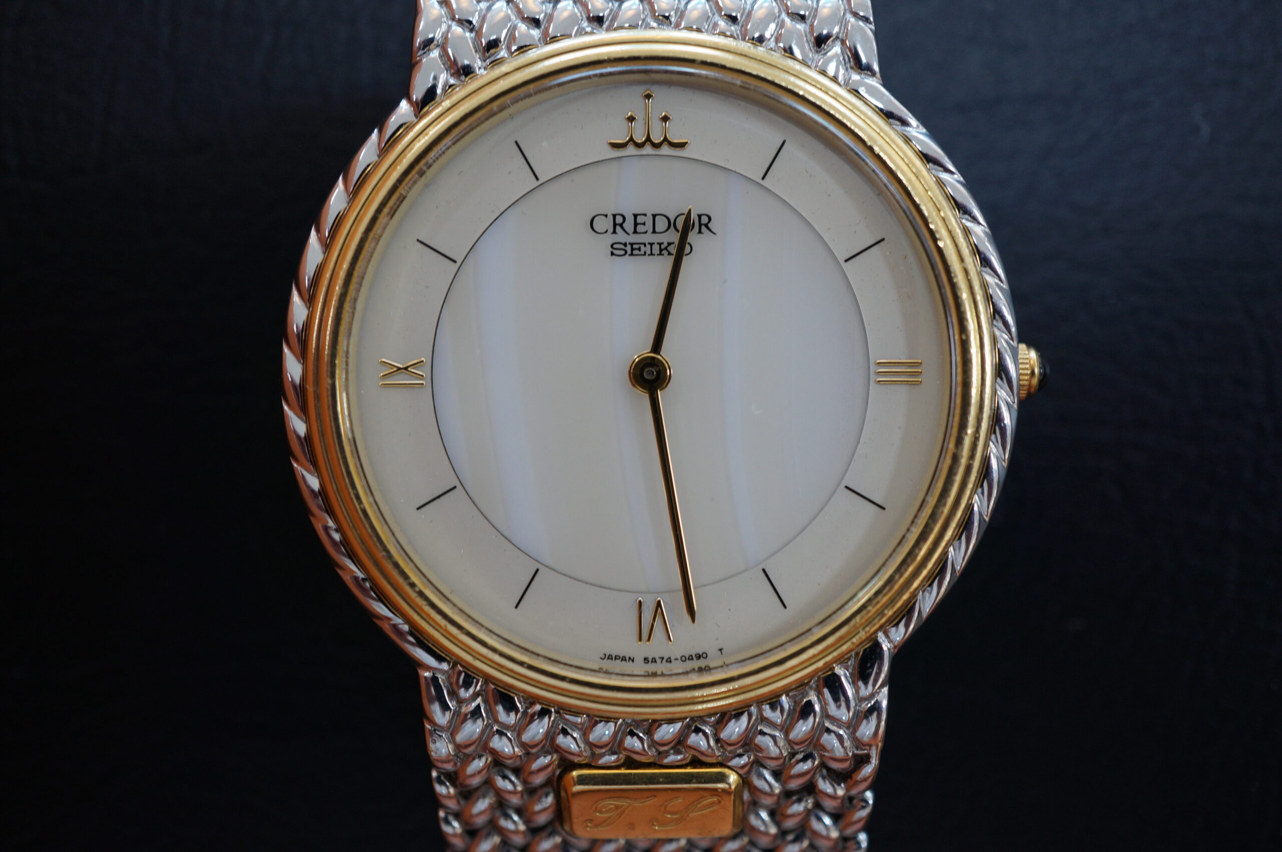 No.2271 SEIKO CREDOR (セイコー・クレドール ) クォーツ式腕時計を修理しました | 時光堂 富山の時計修理