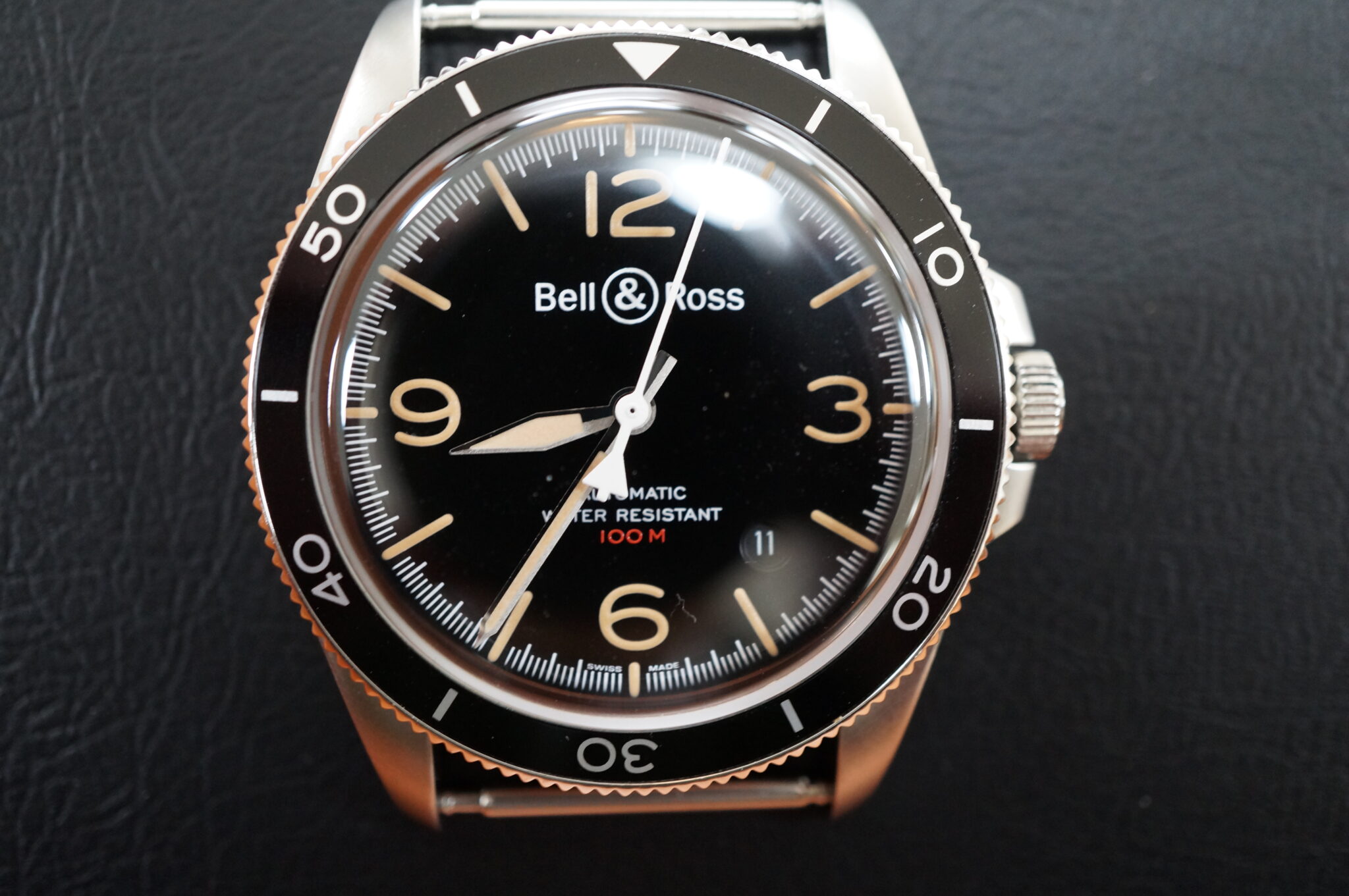 No.2528 Bell&Roes (ベル＆ロス ) クオーツ式 腕時計を修理しました | 時光堂 富山の時計修理