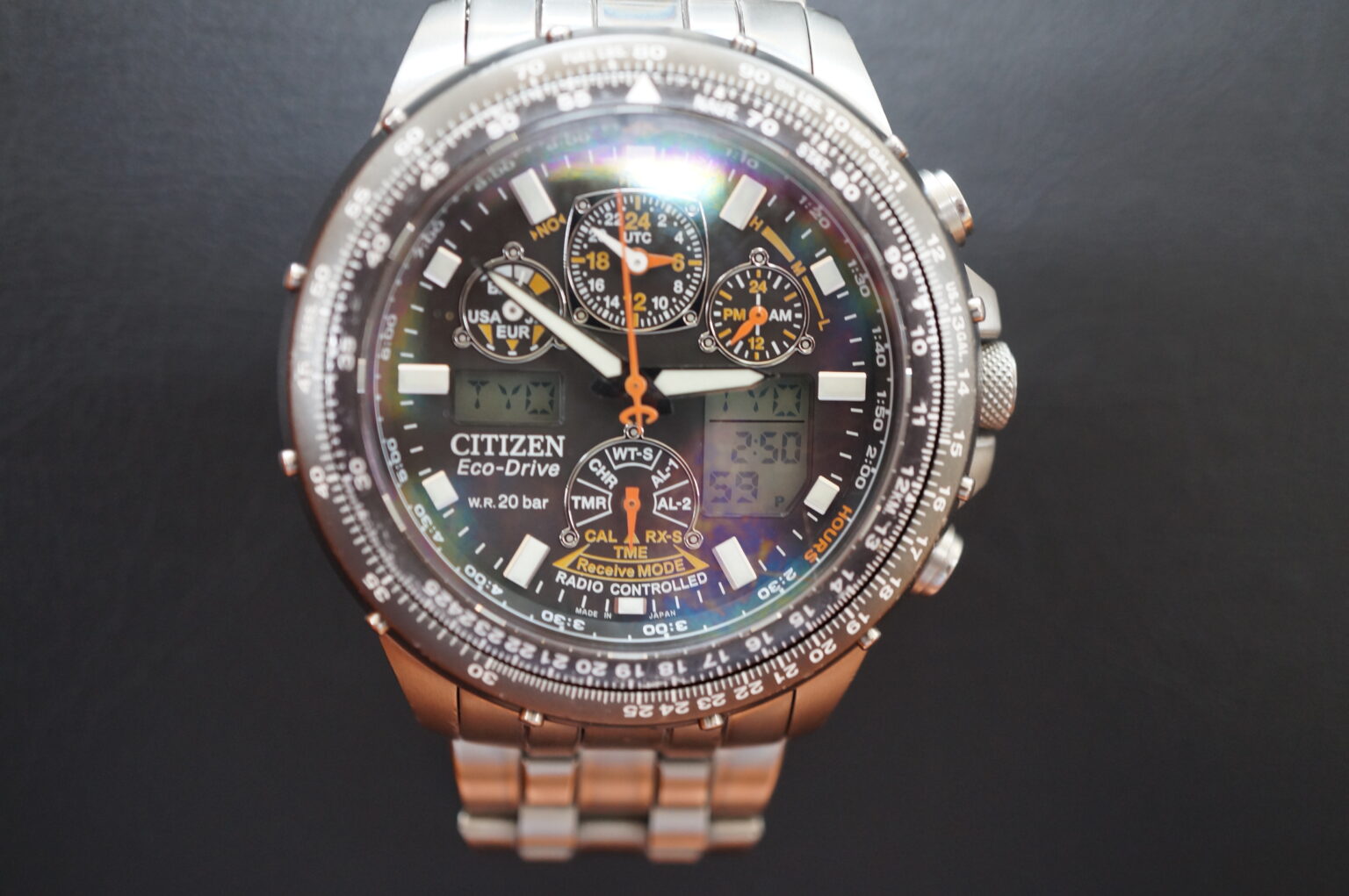 極美品【稼働品】CITIZEN シチズン ソーラー ゴールド ダイヤベゼル